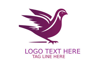Fototapeta premium Quail Logo Design Vector