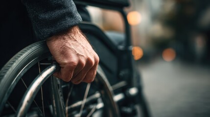 Obraz premium Disability awareness fosters empathy and action, ensuring accessibility, equity, and inclusion for individuals with disabilities in society. 