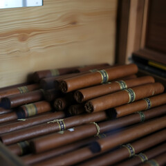 Aging Humidor Old Cigars