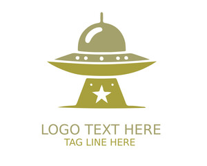 Fototapeta premium UFO Logo Design Vector