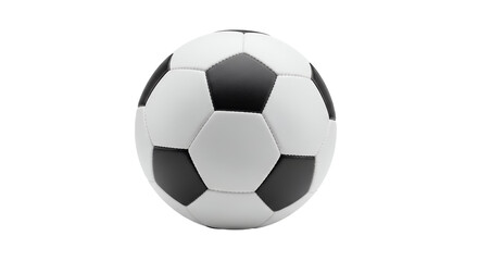 Fototapeta premium Classic Soccer Ball on Black Background