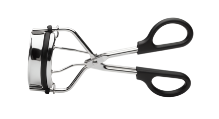 Eyelash Curler Beauty Tool Isolated on Black Background