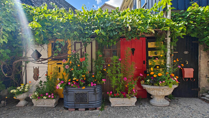 Charming Elora town with heritage buildings, boutique shops, and small-town charm.