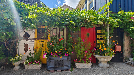 Charming Elora town with heritage buildings, boutique shops, and small-town charm.