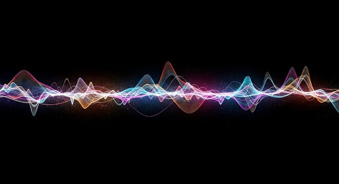 Abstract sound waves