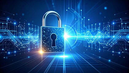 Digital lock with data servers representing secure and protected access to information

