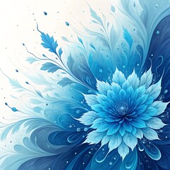 Obraz premium Abstract blue background