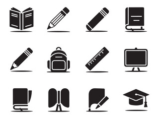 Preschool & Kids Education Icons &ndash; Vol.7