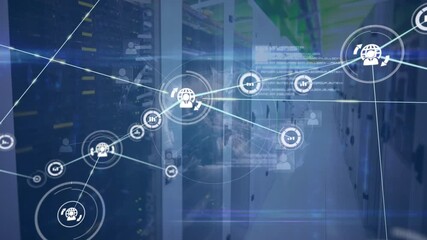 Online technology network enables diverse digital activities globally. - Powered by Adobe