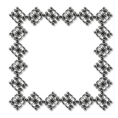 Vintage Ornamental Frame – Elegant Black Border,  JPG, 300 DPI 
