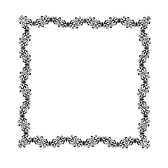 Vintage Ornamental Frame – Elegant Black Border,  JPG, 300 DPI 