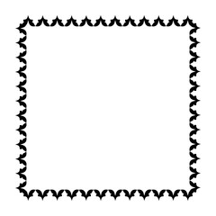 Vintage Ornamental Frame – Elegant Black Border,  JPG, 300 DPI 