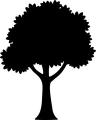 Majestic Tree Silhouette" Vector