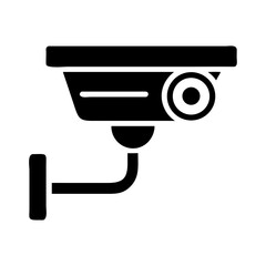 cctv camera isolated on white background