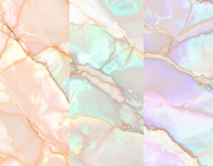 Fototapeta premium Iridescent micro-marble seamless texture