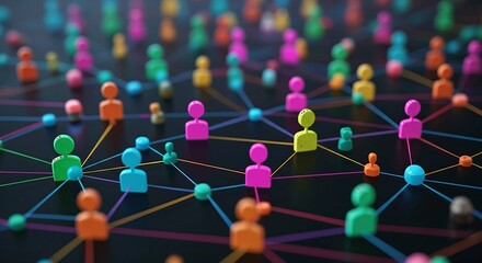 Connected People Network | Global Communication Concept for Business, Social Media, and Technology
