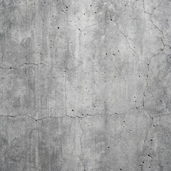 Obraz premium Detailed gray concrete wall with prominent cracks, providing a raw and textured surface suitable for backgrounds and architectural renderings