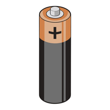 Cylindrical power cell with positive terminal and indicator battery energy