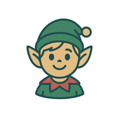 character emotion elf joy vector on white background
Vector character emotion