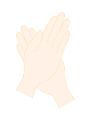 Obraz premium 手 イラスト