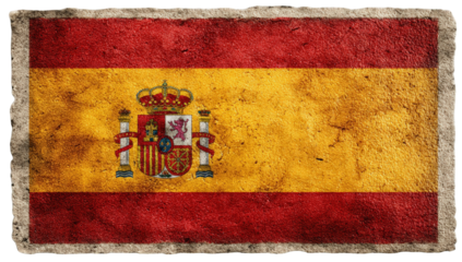 Aged Spanish flag image (1)