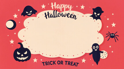 halloween background with space for text