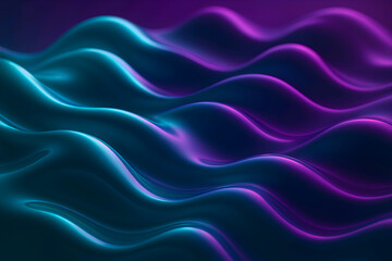 Obraz premium Soft blue and purple silk waves with a smooth flowing motion pattern