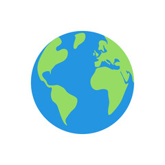 simple vector illustration of the earth globe. Earth icon. Simple Vector. Modern Design