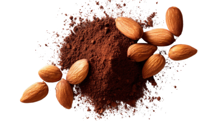 Almond and cocoa powder spread