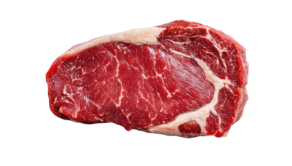 Raw steak, close-up