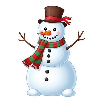 snowman with hat