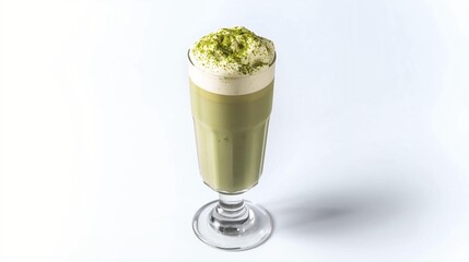 The Signature Matcha, Crowned with Cream and Chocolate Glaze