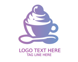 Dessert Logo Design Vector