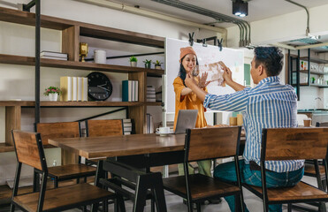 Startup Team Brainstorming Innovative Eco-Friendly Packaging Solutions