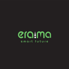 green button with text eraima