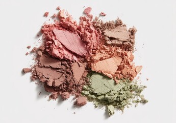 Crushed eyeshadow palette swatches (2)