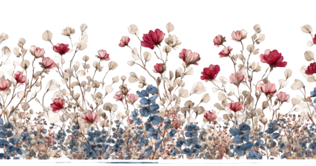 Floral border design