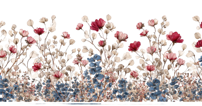 Floral border design