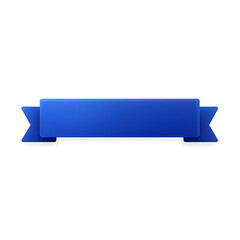 Modern Navy Blue Badge Certificate Ribbon
