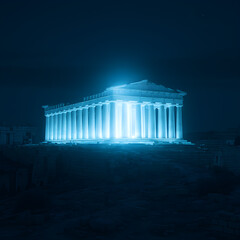 Obraz premium The Parthenon, Athenian Acropolis, Greece