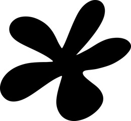 black and white abstract