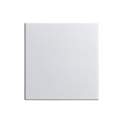 Blank white square panel