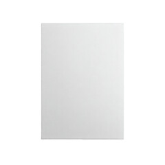 Blank white rectangular surface