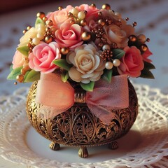 Tussie Mussie &ndash; A small bouquet holder from the Victorian era