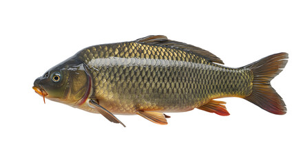 Fresh fish isolated on white background
