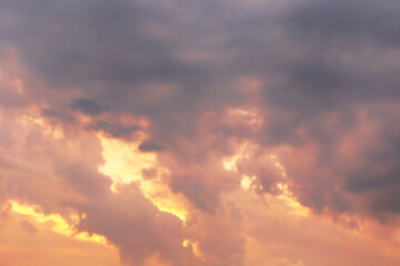 The sun rise in the morning