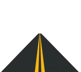 Highway perspective, dark