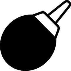 enema icon illustration design with solid
