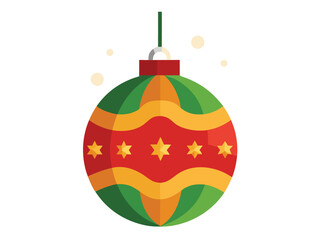 Obraz premium Christmas hanging balls and ornaments