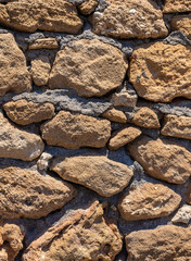 stone wall texture background. selective focus.